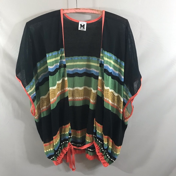 Missoni Tops - M Missoni short sleeve front tie coverup top